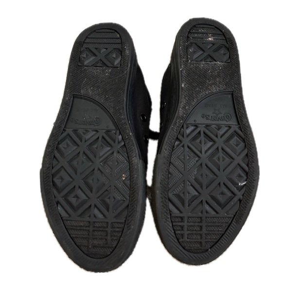 Youth all black Chucks. Size Y 4.5 - Picture 4 of 5
